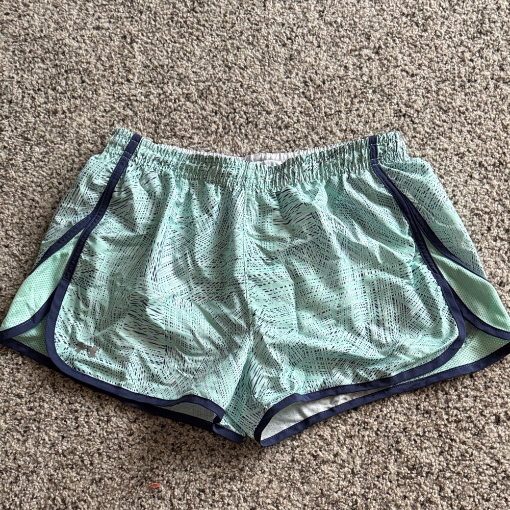 Under Armour Light Green Women's Athletic Shorts
